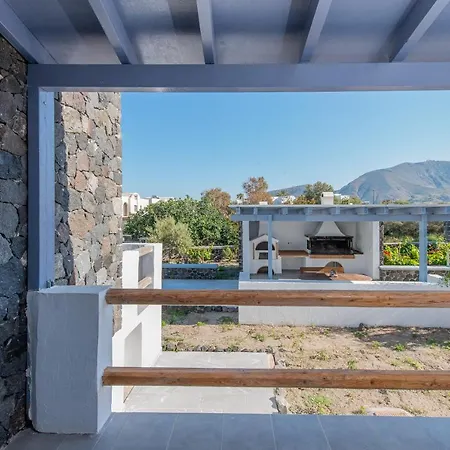 Golden Sunrise In Santorini Kamári