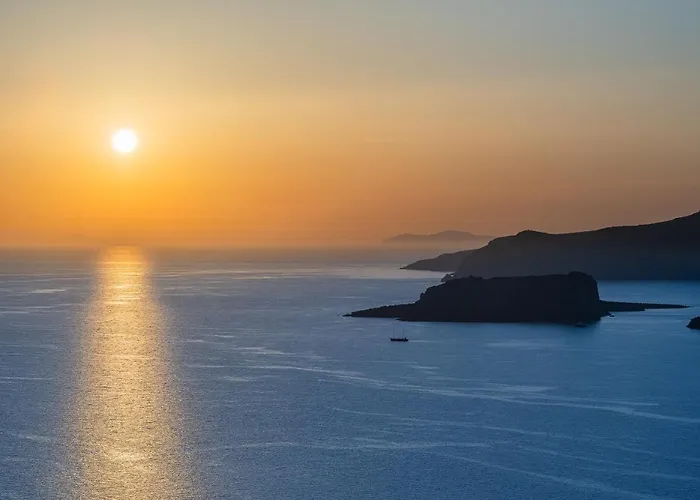 Golden Sunrise In Santorini Kamari (Santorini)